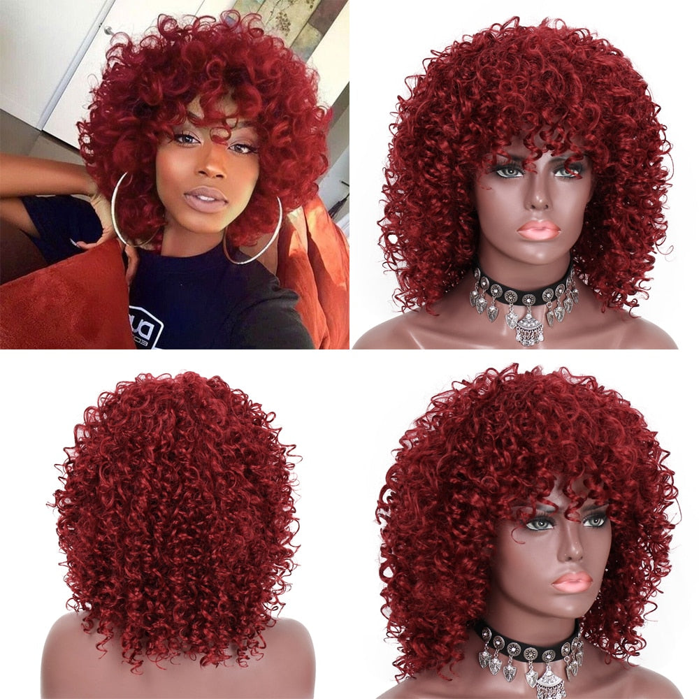 TEEK - 14in Kinky Curly Wig HAIR theteekdotcom 39A 14inches 
