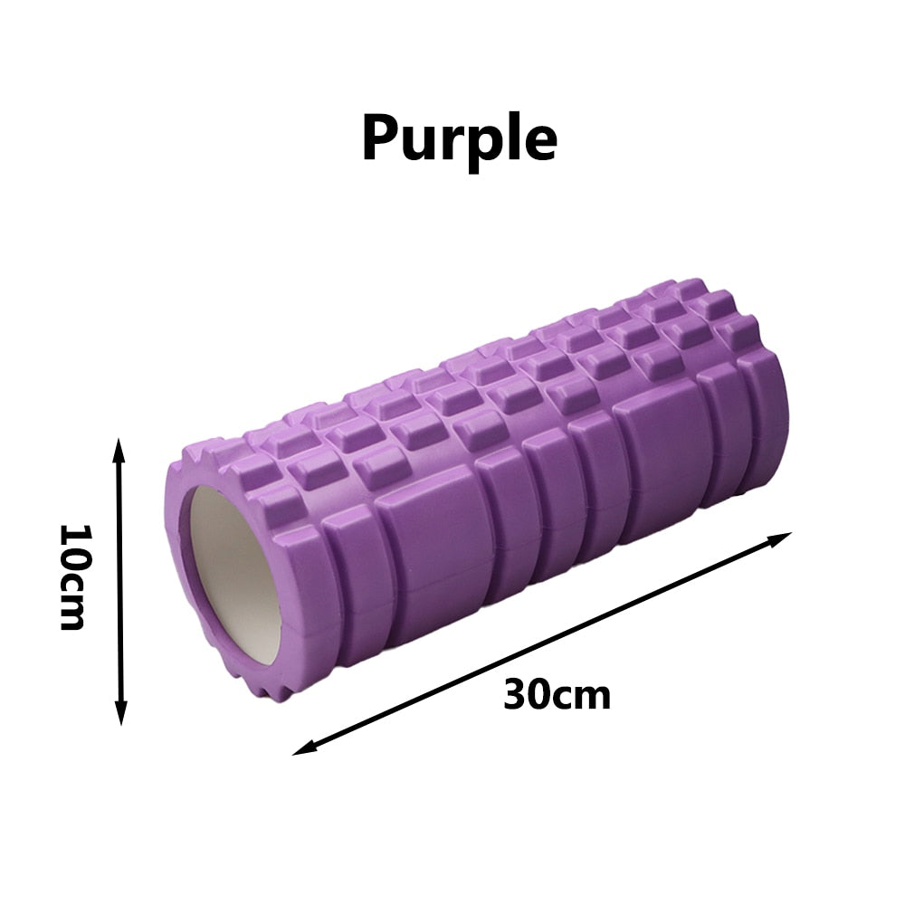 TEEK - Column Fitness Foam Roller EXERCISE EQUIPMENT theteekdotcom purple 11.81x3.94in  