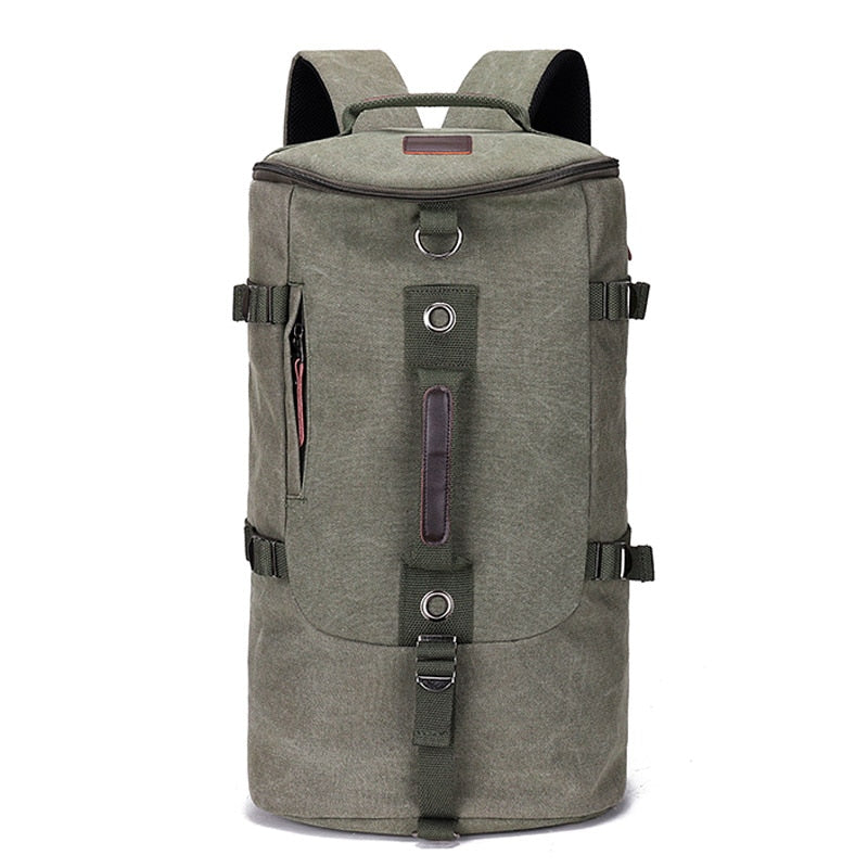 TEEK - Mens Standing Duffel Backpack BAG theteekdotcom Green 32x49x28cm 