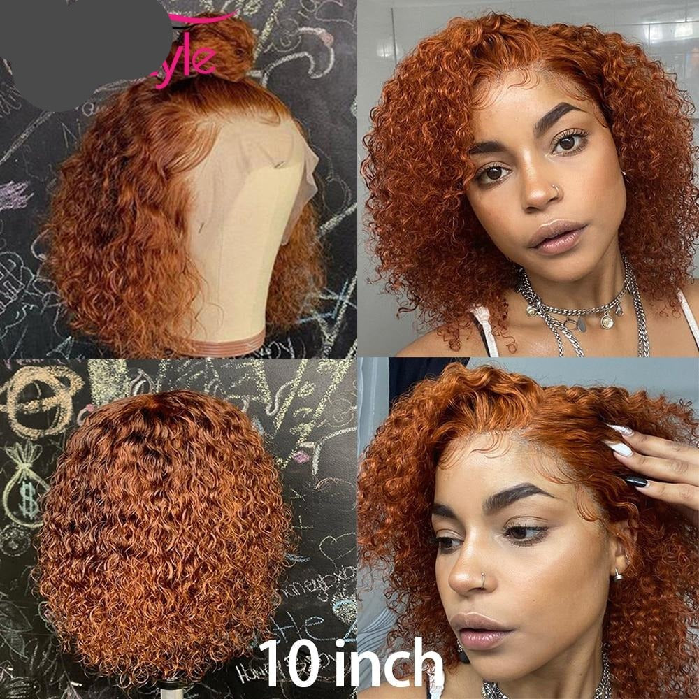 TEEK - Curly Orange Bite Wig HAIR theteekdotcom   