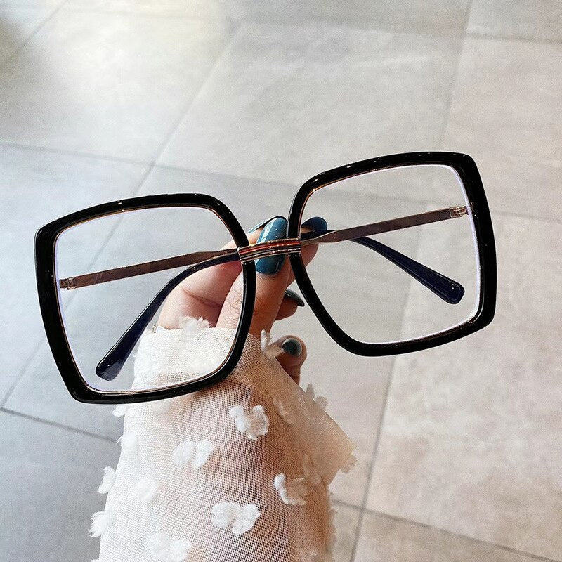 TEEK - Anti-blue Cute Too Eyeglasses EYEGLASSES theteekdotcom black clear  
