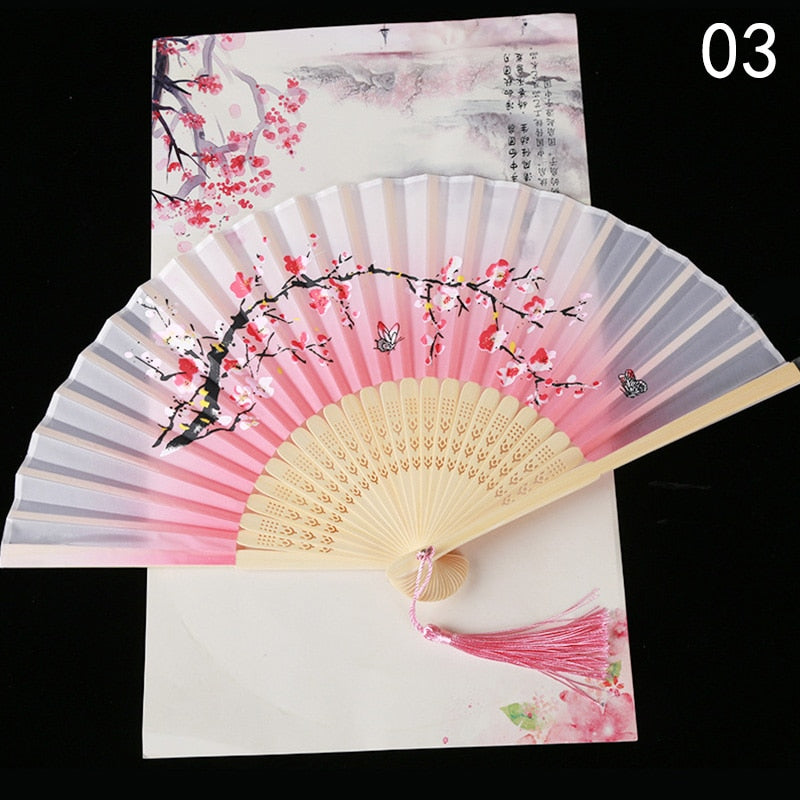 TEEK - Flower Patterned Folding Hand Fan FAN theteekdotcom 03  