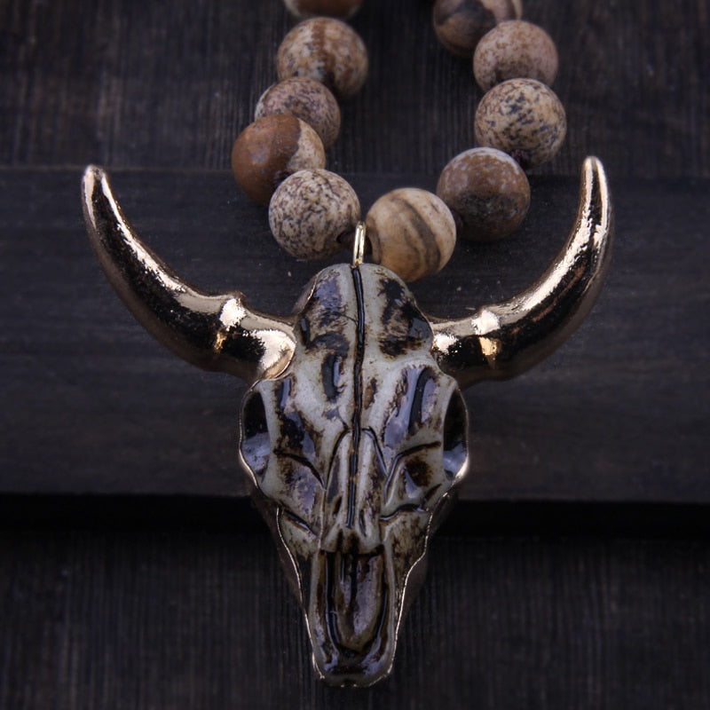 TEEK - Western Horn Necklace JEWELRY theteekdotcom   
