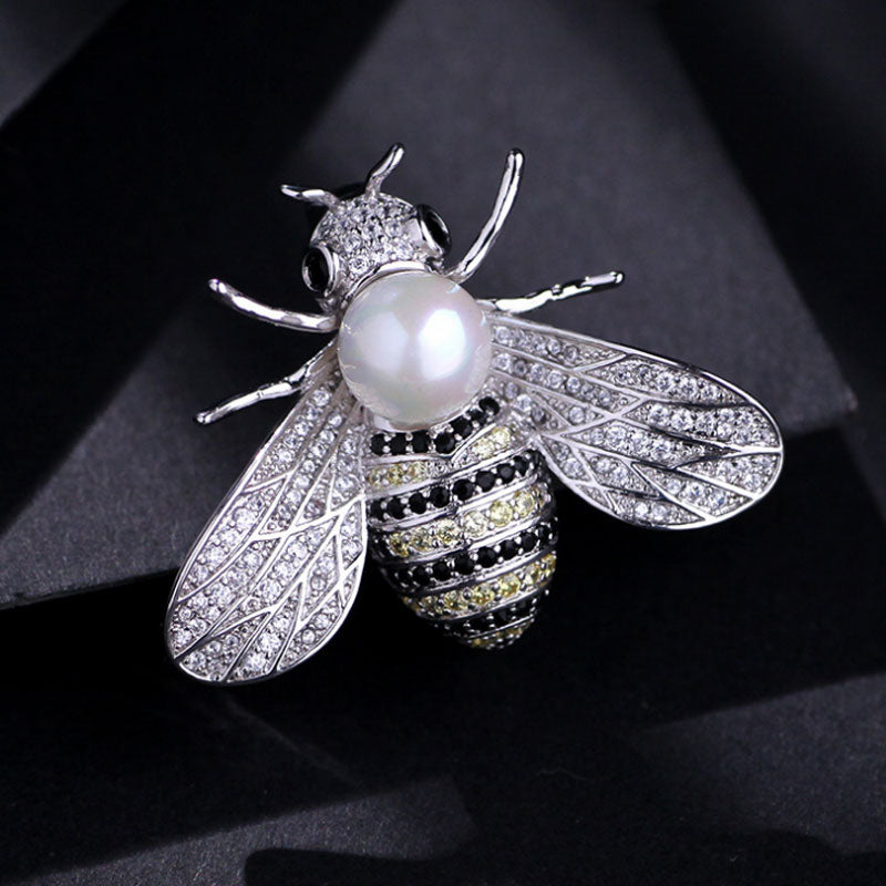 TEEK - Little Bee Brooch JEWELRY theteekdotcom Silver  