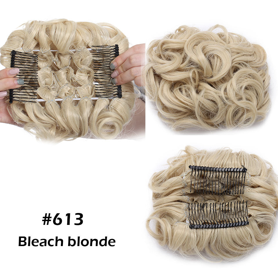 TEEK - Large Curly Hair Comb Clip HAIR theteekdotcom bleach blonde  