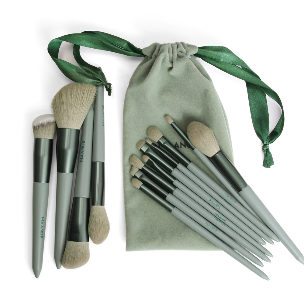 TEEK - Soft Move Makeup Brush Set MAKEUP BRUSH theteekdotcom Green  