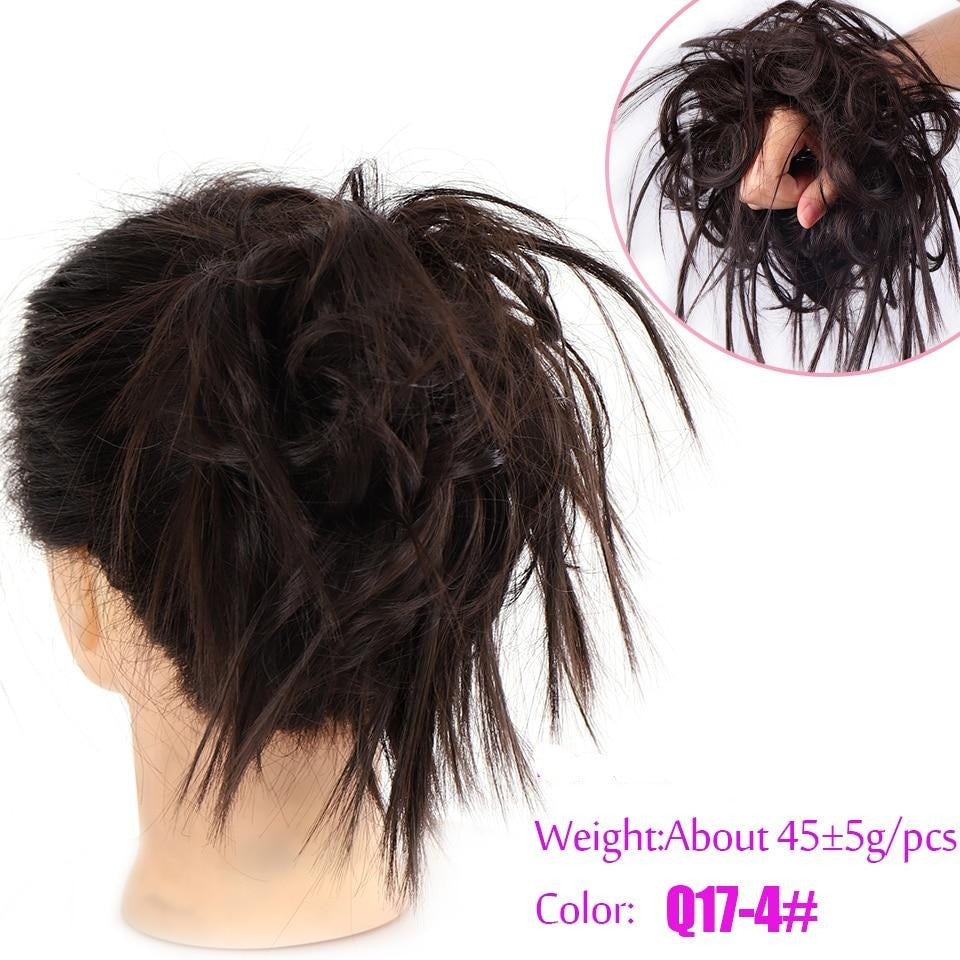 TEEK -Messy Straight Donut Hair Bow HAIR theteekdotcom 4  