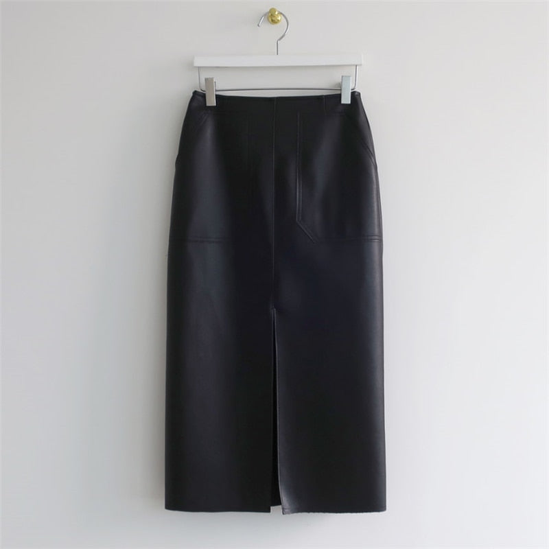 TEEK - Sleek Pocket Skirt SKIRT theteekdotcom Black Small (Asian M) 