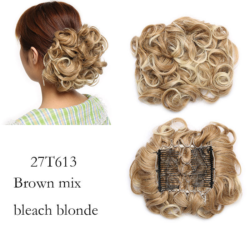 TEEK - Large Curly Hair Comb Clip HAIR theteekdotcom 27T613  