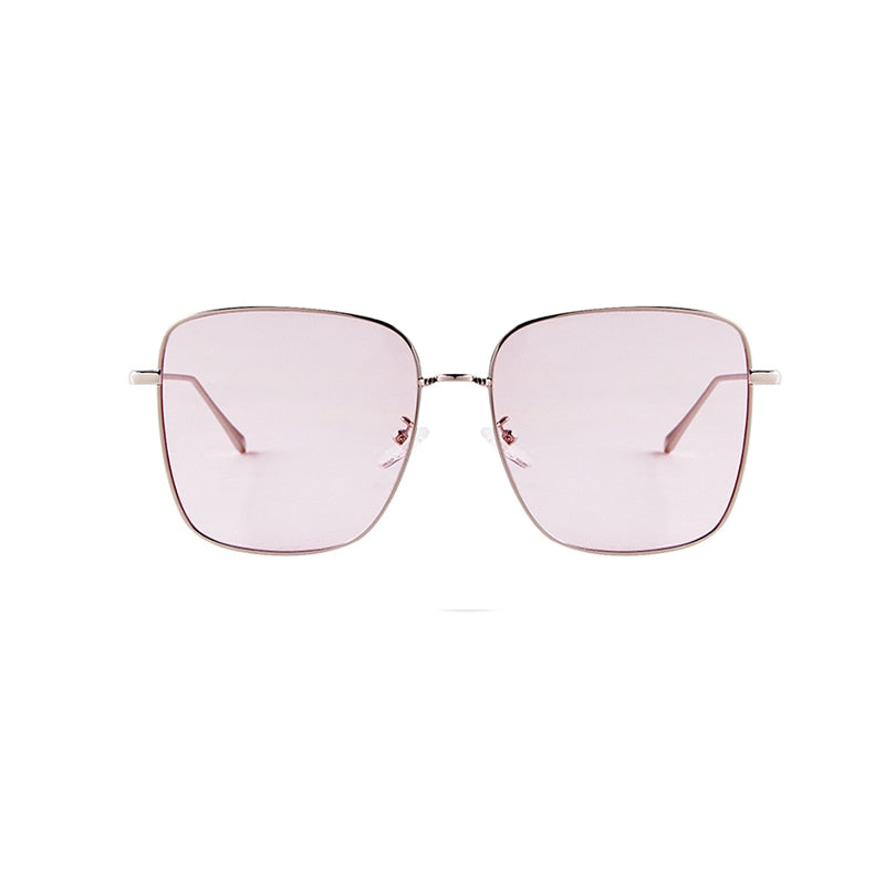 TEEK - Oversized Square Metal Gradient Sunglasses EYEGLASSES theteekdotcom C4 pink  