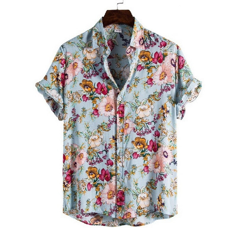 TEEK - Hawaiian Beach Short Sleeve Shirts TOPS theteekdotcom 3 US XS | Asian M 