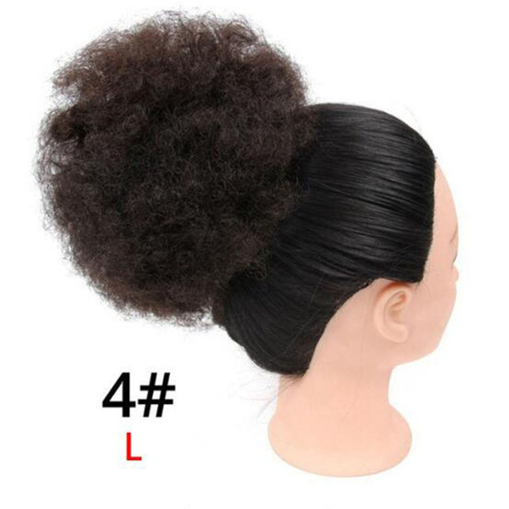 TEEK - Short Afro Puff Synthetic Ponytail Hairpiece HAIR theteekdotcom #4 large  