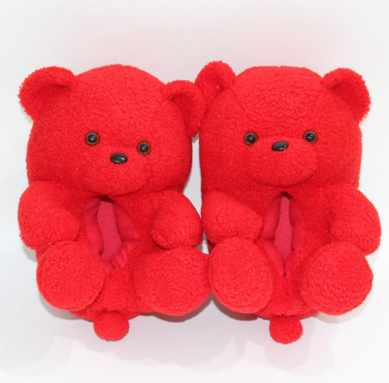 TEEK - Teddy Bear Pink Red or Blue Footwear SHOES theteekdotcom red 2 8 