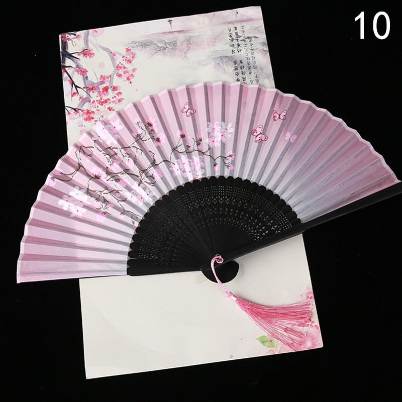 TEEK - Flower Patterned Folding Hand Fan FAN theteekdotcom 10  