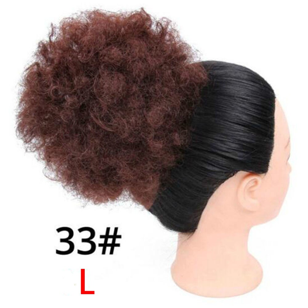 TEEK - Short Afro Puff Synthetic Ponytail Hairpiece HAIR theteekdotcom #33 large  