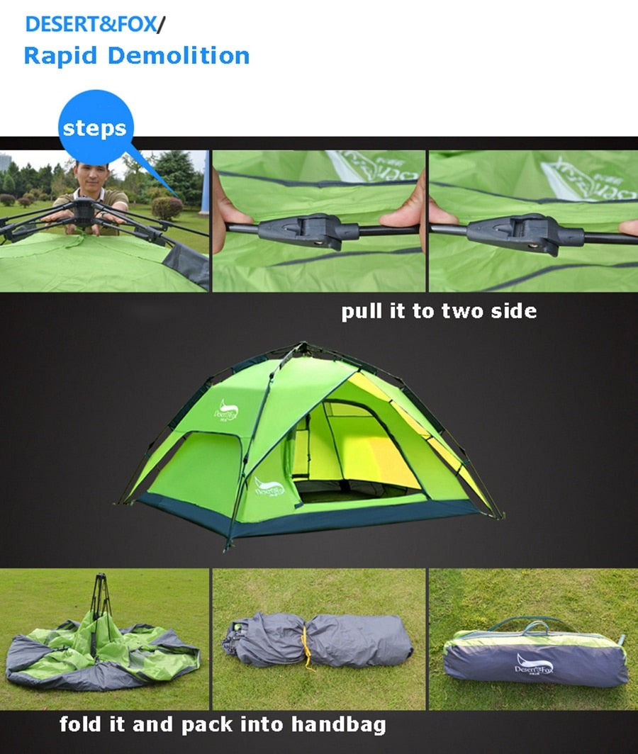 TEEK - Instant 3-4 Occupy Tent TENT theteekdotcom   