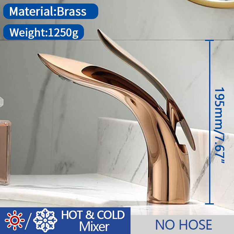 TEEK - Luxury Bathroom Slant Slope HOME DECOR theteekdotcom MP27 Rose Gold  