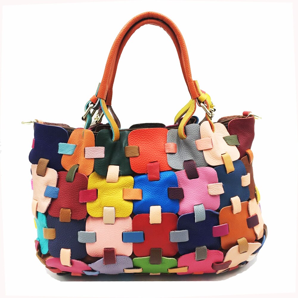 TEEK - Patched Patchwork Bag BAG theteekdotcom patchwork 13.78x5.51x11.02in 
