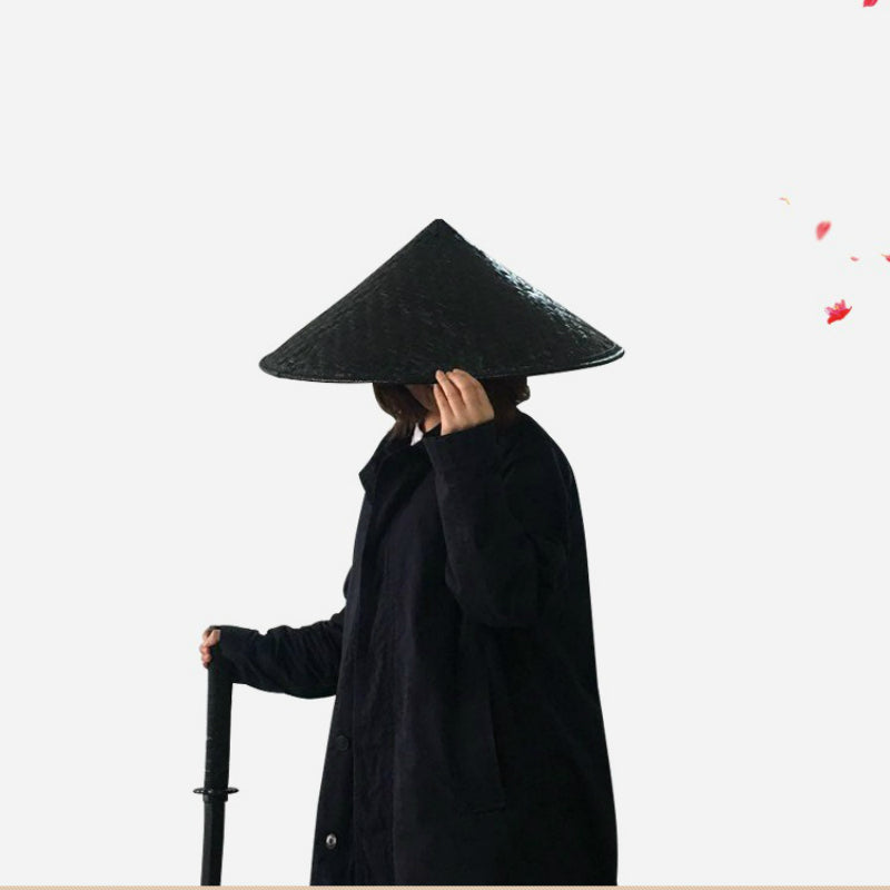 TEEK - Traditional Asian Bamboo Weave Shaolin Hat HAT theteekdotcom   
