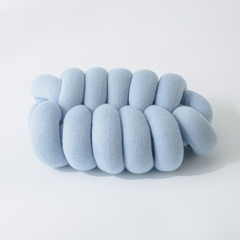TEEK - Cushion Braided Pillows PILLOW theteekdotcom sky blue 9.84inx19.69in 