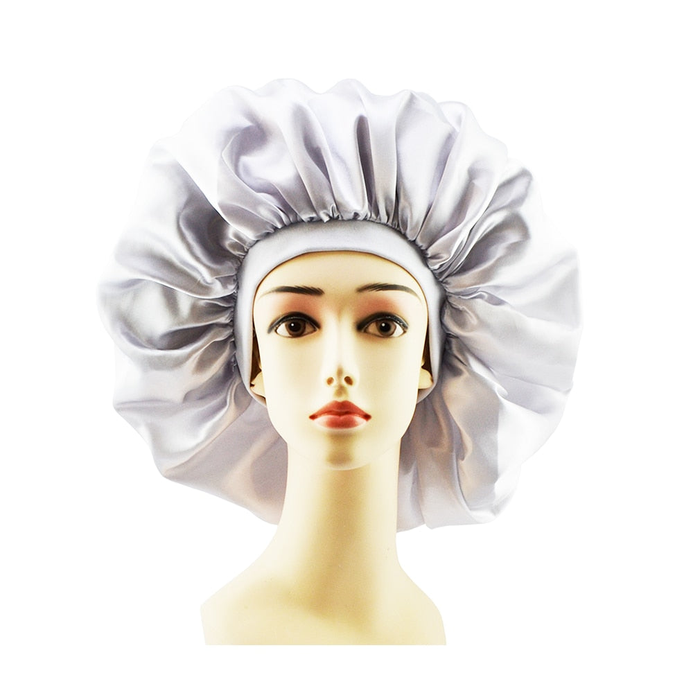 TEEK - The Big Hair Bonnet HAIR CARE theteekdotcom silver white  