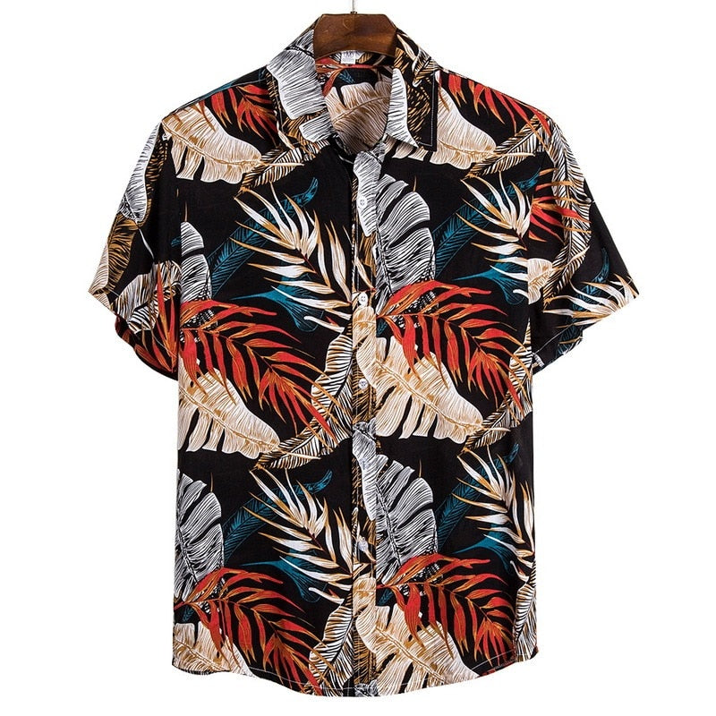 TEEK - Hawaiian Beach Short Sleeve Shirts TOPS theteekdotcom 10 US XS | Asian M 