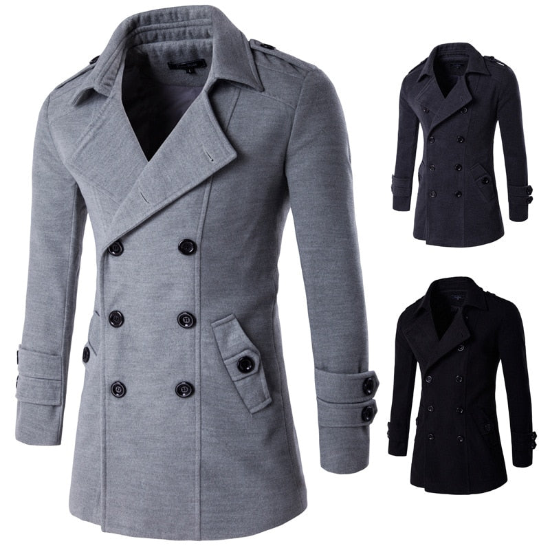 TEEK - Wool Blend Wear Coat COAT theteekdotcom   
