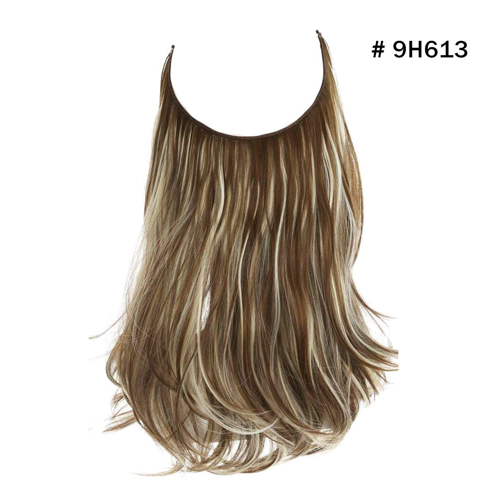 TEEK - Invisible Synth No Clip No Comb Wave Hair Extensions | Dark Varieties HAIR theteekdotcom 9H613 14inches 