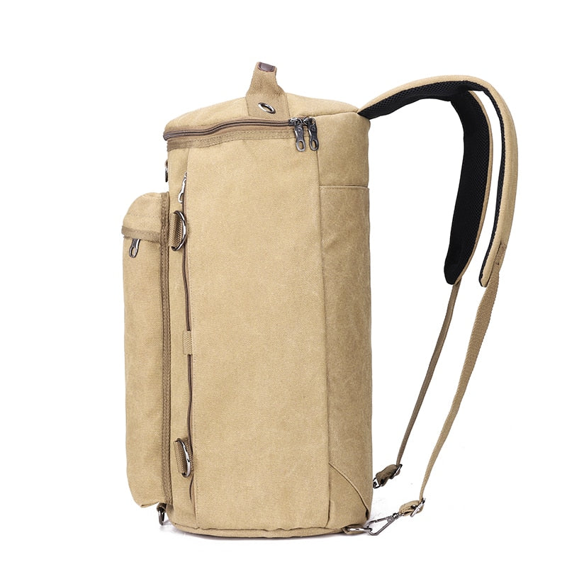 TEEK - Mens Canvas Bucket Backpack BAG theteekdotcom   