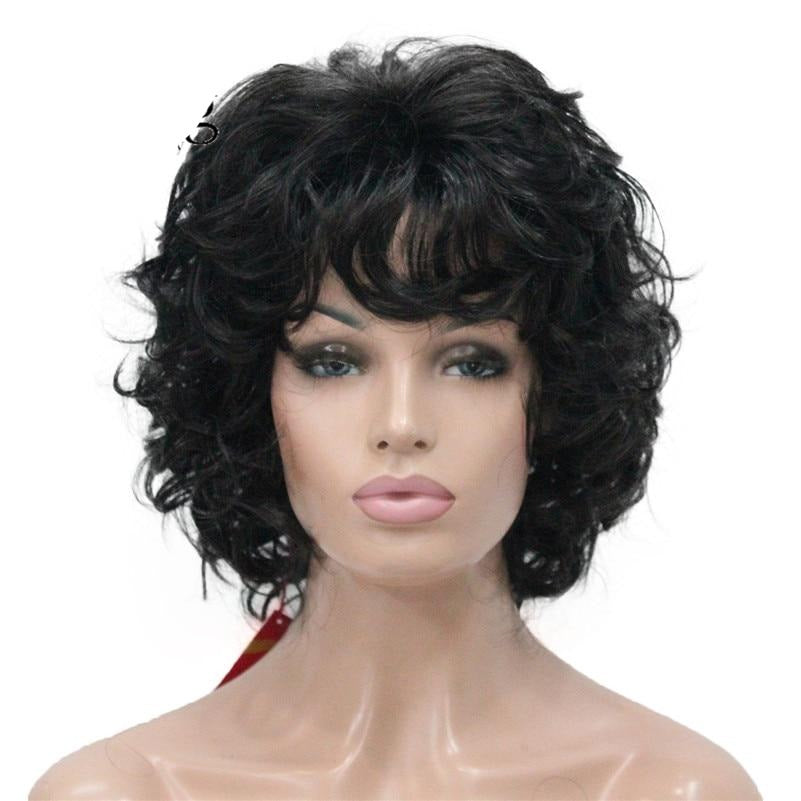 TEEK - The Strong Short Tousled Wigs | Various Colors HAIR theteekdotcom 2 Natural Black short as the picture 