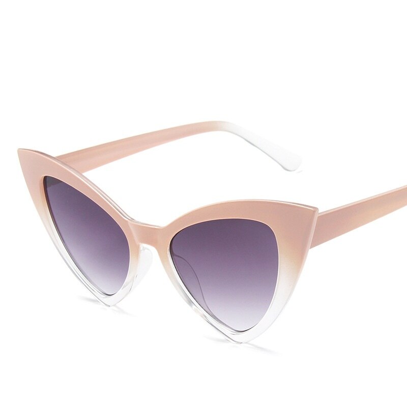 TEEK - Tipper Cat Eye Sunglasses EYEGLASSES theteekdotcom Pink Transparent  