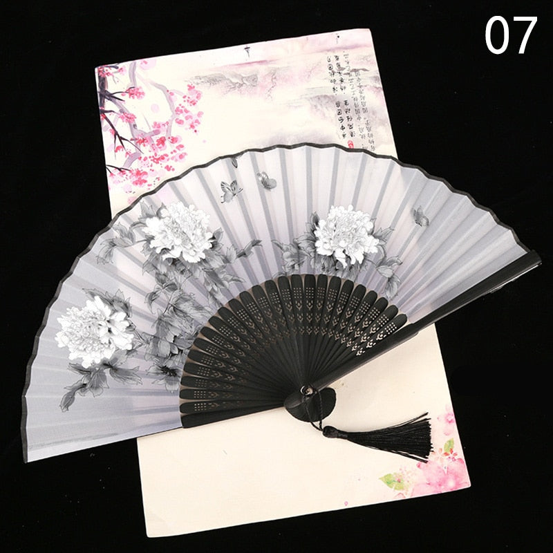 TEEK - Flower Patterned Folding Hand Fan FAN theteekdotcom 07  