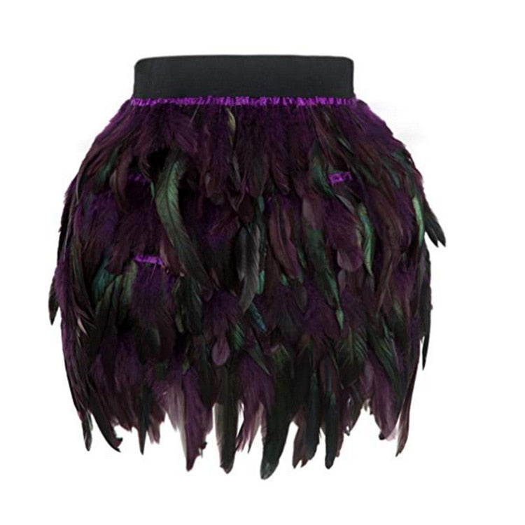 TEEK - Feather Weather Skirt SKIRT theteekdotcom Purple S 