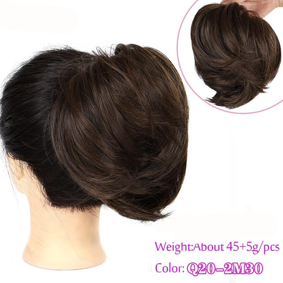 TEEK -Messy Straight Donut Hair Bow HAIR theteekdotcom 2m30  