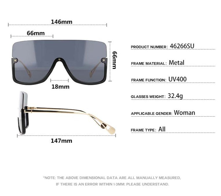 TEEK - Top Shield Bottom Frame Sunglasses EYEGLASSES theteekdotcom   