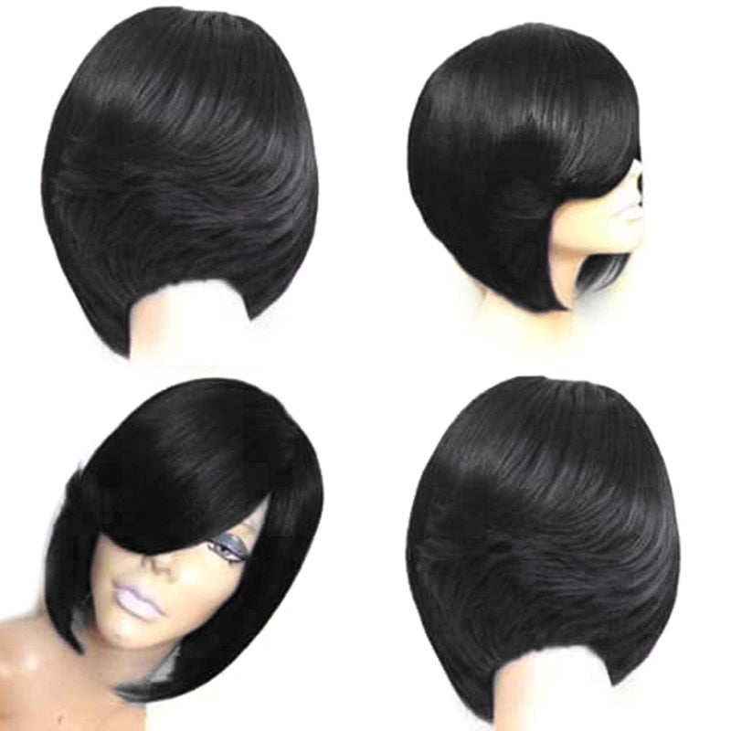 TEEK - Currency Color Short Bob Wig | Various Colors HAIR theteekdotcom Black  