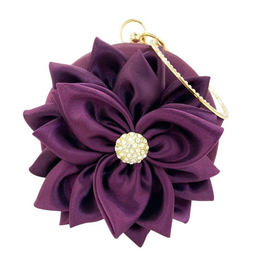 TEEK - Flower Bloom Clutch BAG theteekdotcom purple  