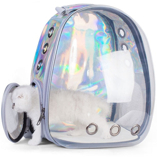 TEEK - Astro Bubble Cat Dog Carrier | Various Colors PET SUPPLIES theteekdotcom Glare Gray (No Bubble) M 