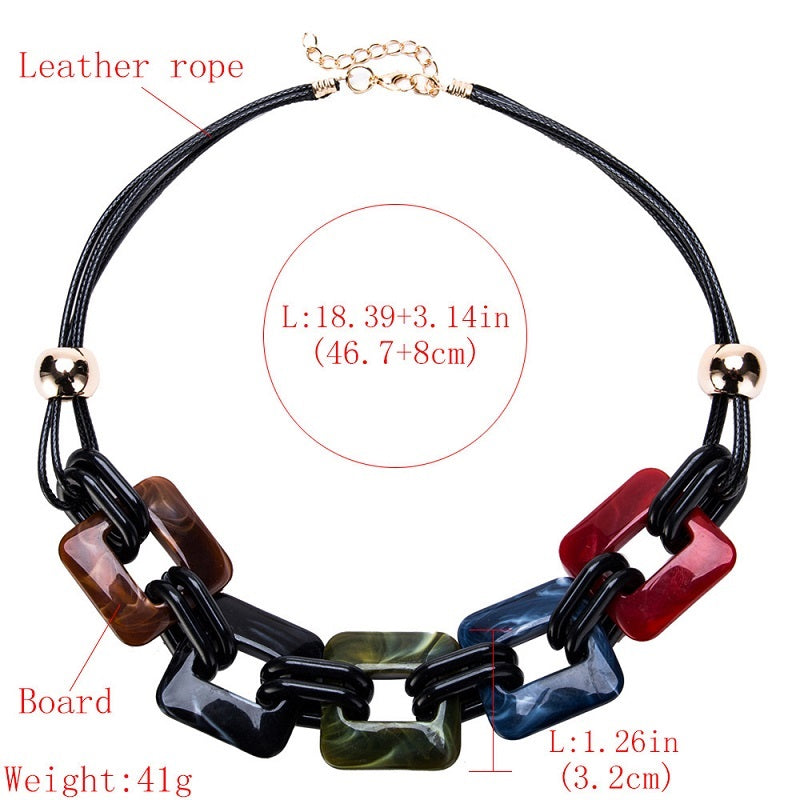 TEEK - Power Leather Cord Necklace JEWELRY theteekdotcom   