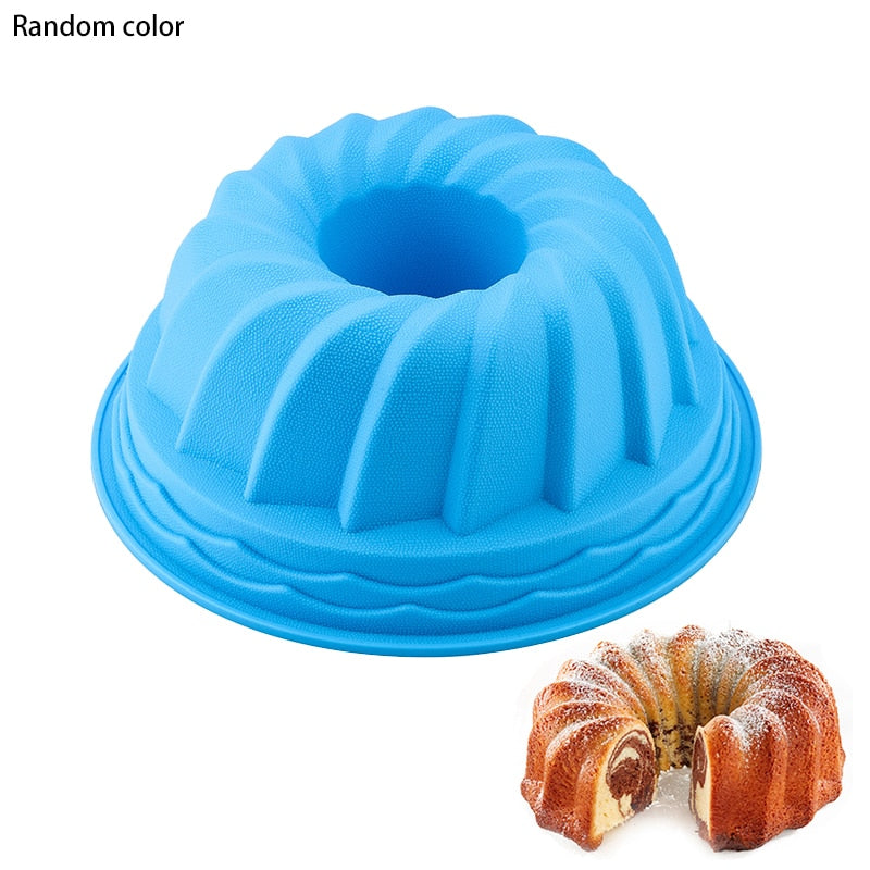 TEEK - 3D Shape Random Color Silicone Cake Molds HOME DECOR theteekdotcom 1  