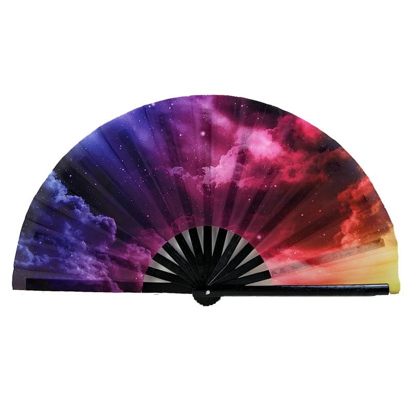 TEEK - Color Comfort Hand Fans FAN theteekdotcom Colorful Starry Sky 34cm \13in 