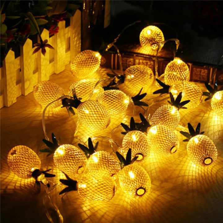 TEEK - Pineapple String Lights LIGHTS theteekdotcom Warm White 1.5M 10LEDs 