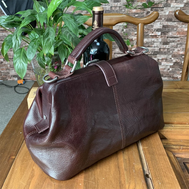 TEEK - Vintage Style Doctor Boss Leather Bag BAG theteekdotcom   