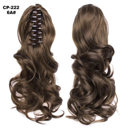 TEEK - Synth N Go Hair Extension Claw HAIR theteekdotcom 6A Wavy 14 inches 