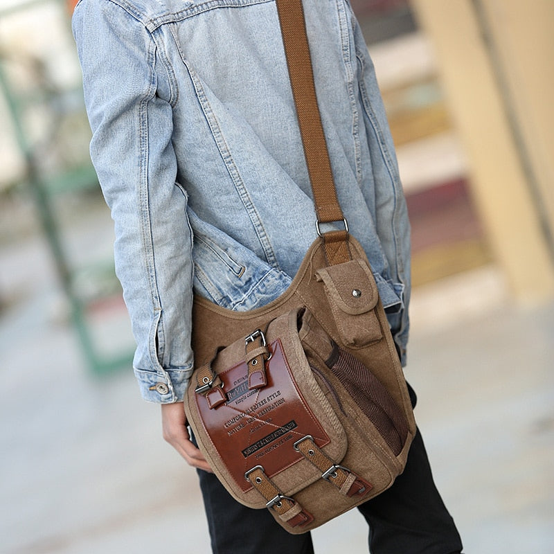 TEEK - Mens Vintage Style Hang Bag BAG theteekdotcom   