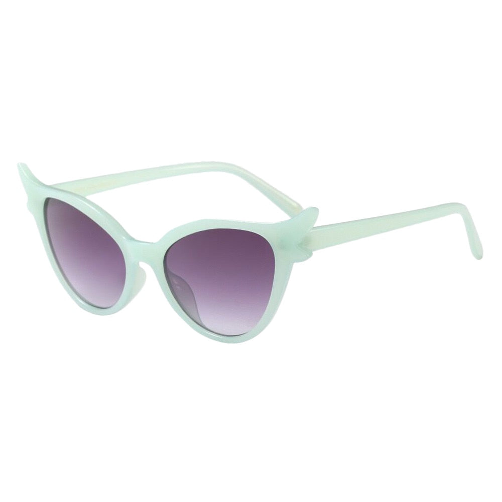 TEEK - Retro Period Clout Cat Eye Sunglasses EYEGLASSES theteekdotcom E  