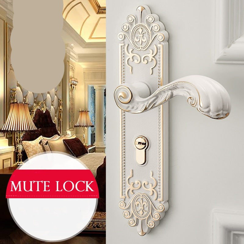TEEK - European Style Mute Room Door Lock Handle HOME DECOR theteekdotcom   