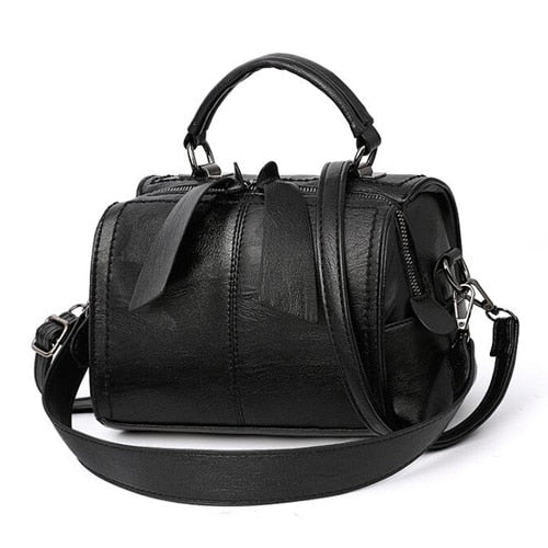 TEEK - Bow Barrel Bag BAG theteekdotcom black 8.66inx6.30inx5.12in 