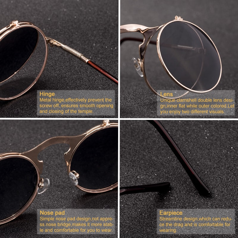 TEEK - Vintage Funk Flip Sunglasses EYEGLASSES theteekdotcom   