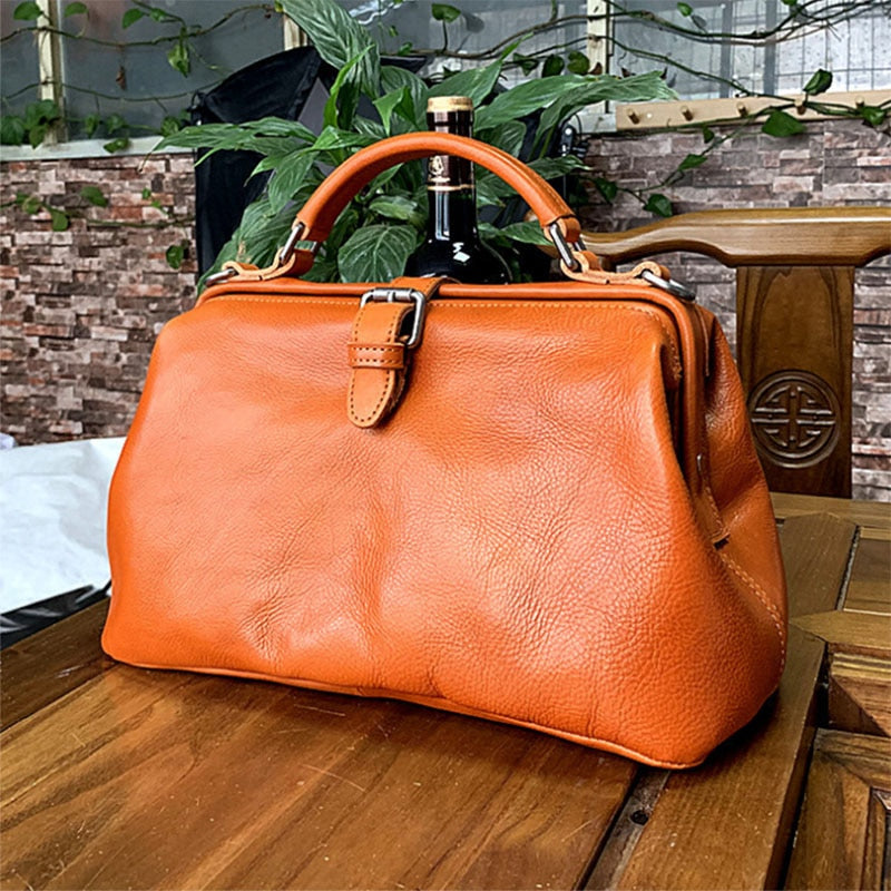 TEEK - Vintage Style Doctor Boss Leather Bag BAG theteekdotcom   
